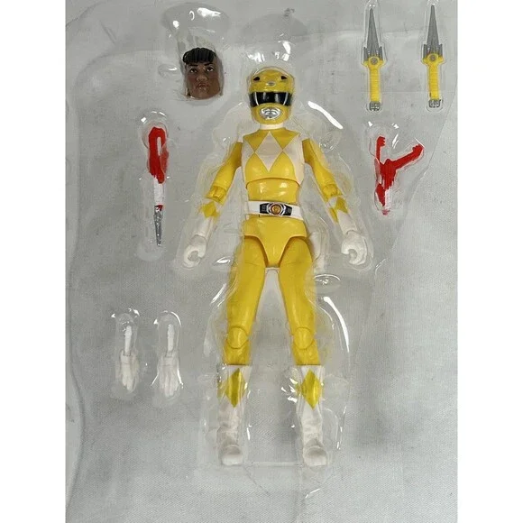 New Power Rangers Lightning Collection Yellow Ranger Aisha 6" Figure LOOSE - Picture 1 of 2